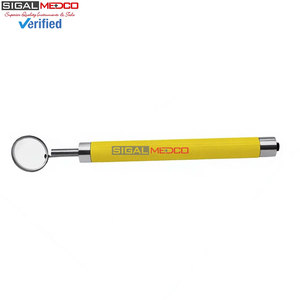 Premium Dental Mouth <b>Mirror</b> <b>LED</b> Light Silver Handle German Stainless Steel Ergonomic Manual Oral Examination Diagnostic <b>Mirror</b> - Product Image 4