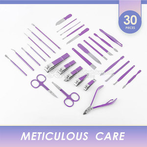 High Grade Stainless Steel <b>Manicure</b> & Pedicure <b>Kit</b>-Durable Portable Storage & Everyday Grooming Support - Product Image 4