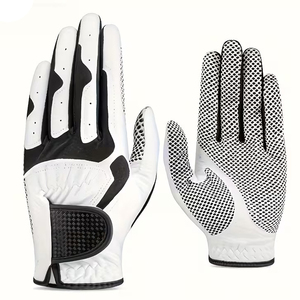 Premium Breathable <b>Golf</b> Gloves For Men Non-Slip Grip Durable Performance Adjustable Wrist <b>Strap</b> Gloves for All Weather Play - Product Image 1