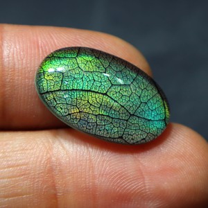 Australian Monarch Opal Doublet Gemstone Green <b>Fire</b> Opal Handmade <b>Stone</b> Jewelry <b>Fire</b> Opal Doublet Monarch Gemstone Pendant - Product Image 2