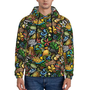 Sudaderas con Capucha Sublimadas para Hombre, al por Mayor, OEM, a la Moda, con Colores Personalizables y Logotipo Personalizado - Product Image 1