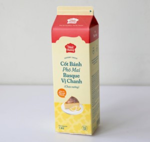 Proveedor Mayorista, Venta Directa de Fábrica, Crema No Láctea, Servicio OEM/ODM, HALAL, Masa para Pastel de Queso Yuzu Vasco, 1KG, Buen Precio - Product Image 3