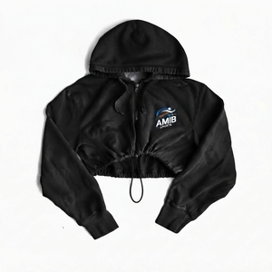 Women's Oversized Cropped Pullover Hoodie Women's Casual Fleece Crop Hoodie Long Streetwear <b>Sweatshirt</b> 100% Cotton - Product Image 4