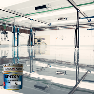 Primaire pour sols époxy haute adhérence, scellant pour béton, revêtement liquide industriel bicomposant, application par pulvérisation/peinture 711 - Product Image 4