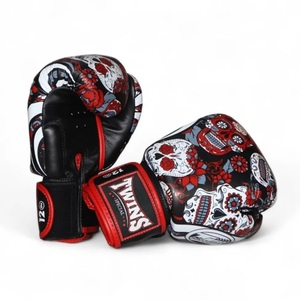 Guantes de Boxeo de Cuero de Alta Calidad con Diseño Transpirable y Cierre de Velcro para Entrenamiento Competitivo, Artes Marciales y Uso en Gimnasio - Product Image 5