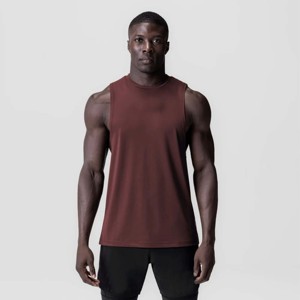 Débardeurs sans manches pour hommes, coupe musclée, style streetwear, impression personnalisée, 100% coton respirant, écologiques, vente en gros - Product Image 1
