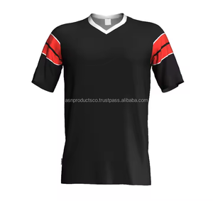 Camisetas de fútbol transpirables de secado rápido OEM, camisetas de fútbol personalizadas para niños impresas, ropa de fútbol - Product Image 4