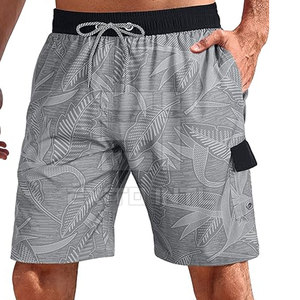 Prix d'usine, shorts pour hommes en coton/polyester tricoté de haute qualité, décontractés, couleur unie, service OEM, taille adulte personnalisable, séchage rapide - Product Image 5