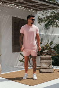 Wholesale Comfortable <b>Light</b> Weight Muscle Fit Sport Wear Gym T Shirt Beige Round <b>Neck</b> - Product Image 3