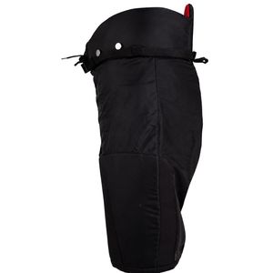 Shorts de hockey sur glace rembourrés noirs pour hommes, pantalon de protection en polyester avec ceinture, équipement d'entraînement sportif - Product Image 3