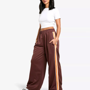 กางเกงแฟชั่นสตรีทแวร์ฤดูหนาวคุณภาพสูงแบบใหม่ ทรงหลวมสบาย ผ้าฟลีซ ขากว้าง ผ้าฝ้าย ระบายอากาศได้ดี - Product Image 3