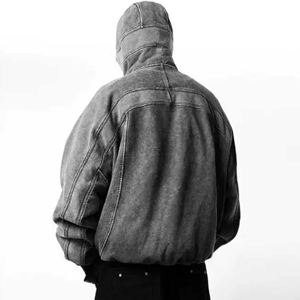 Prix de gros – Sweat à capuche double couche pour homme avec logo personnalisé, 100 % coton, écologique et respirant - Product Image 6