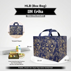 Bolsa de Regalo de Tela No Tejida con Logotipo Personalizado, Bolsa de Compras Plegable con Estampado de Flores Doradas de Lujo - Product Image 2