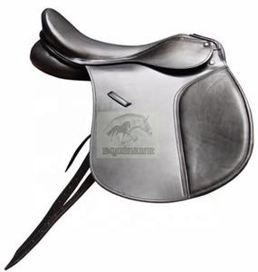 Sillín de caballo de salto inglés personalizable de alta calidad, asiento de cuero suave y rodillera de estilo occidental para montar a caballo - Product Image 2