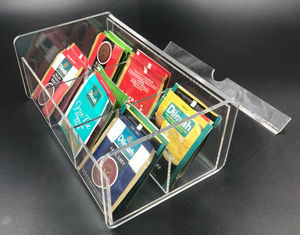 Boîte organisatrice de rangement pour sachets de thé Innovative Planet: acrylique transparent élégant pour les armoires de garde-manger, les comptoirs et les étagères - Product Image 2