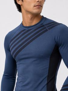 Camisetas de Compresión Anti-UV Ecológicas de Spandex para Hombre con Mangas Largas, de Secado Rápido y Transpirables para Deportes al Aire Libre - Product Image 4