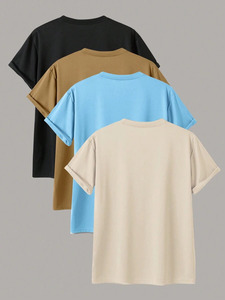 T-shirt Homme Col Rond Manches Courtes Haute Qualité Personnalisé avec Motif Anime Vierge Grande Taille Vêtement Décontracté Vente en Gros - Product Image 3