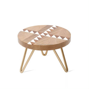 Haute qualité en bois gâteau Dessert support métal jambe nouveauté INS décoration accessoires mariage fête d'anniversaire pâtisserie outils - Product Image 1