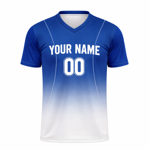 เสื้อฟุตบอลชายแบบสั่งทำพิเศษ |   เสื้อเจอร์ซีย์แห้งเร็วแบบไม่มีแขน |   ผ้าสแปนเด็กซ์/ไนลอน พิมพ์ลายโลโก้ที่คอหลัง |   OEM แบบขายส่ง - Product Image 1