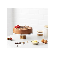 Support à gâteau en bois et marbre de haute qualité, réutilisable, design tendance, passe au lave-vaisselle, décoration de mariage et de maison, taille et logo personnalisables
