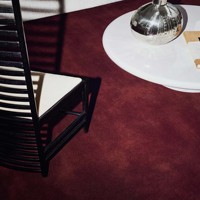 Einfarbiger Burgunderroter Wollteppich Moderner Handgetufteter Teppich Premium-Qualität Teppichboden Wohnzimmer Schlafzimmer Weicher Bodenbelag Wohndekor