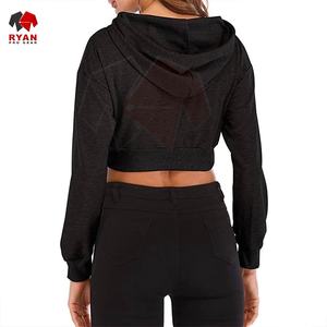 Sudaderas con Capucha para Mujer Ryan Pro Gear, Sudadera Corta Transpirable y Elegante, Color Personalizado, Tallas Grandes, Servicios OEM y ODM - Product Image 4