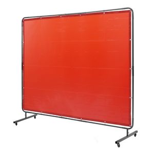 Forniture per Saldatura e Brasatura: Telo Protettivo Ignifugo in Vinile 6FT X 8FT con 4 Ruote Girevoli - Product Image 5