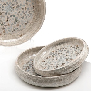 Plateau de luxe en nacre incrustée, fabriqué à la main, plateau EID, Ramadan, fabriqué au Vietnam, vente en gros - Product Image 2
