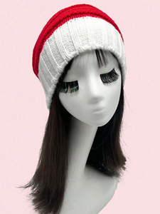 Gorros de lana merino 100% personalizados con logo, al por mayor, de lujo, cálidos para invierno, de color liso, acanalados, con puño. - Product Image 2