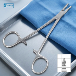 Portaagujas Quirúrgico Collier, Instrumento Quirúrgico con Certificación CE, Manual de Uso para Hemostasia, Acero Inoxidable, Logotipos Personalizados - Product Image 3