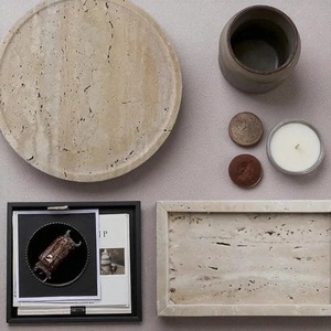 Luxury Modern Travertine Resin Tray Handmade <b>Epoxy</b> Decorative Serving Plate for Dining <b>Table</b> <b>Coffee</b> <b>Table</b> Kitchen Countertop and - Product Image 6
