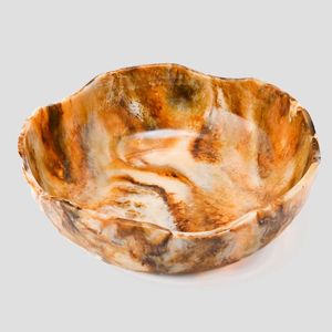 Elegant <b>Green</b> Marble Pattern Serving Tray with Polished Finish Eco-Friendly Dishwasher & <b>Microwave</b> Safe Star Crafts India - Product Image 3