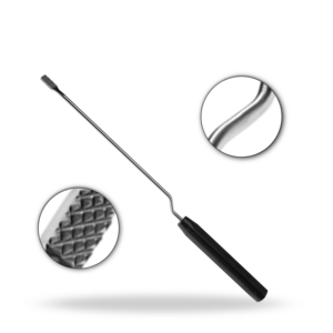 เครื่องมือผ่าตัดกระดูกสันหลังแบบด้านเดียว ชนิด Lateral Bayonet Rasp ขนาด 18 นิ้ว ความยาวรวม 7 นิ้ว ด้ามจับ 7 นิ้ว - Product Image 1