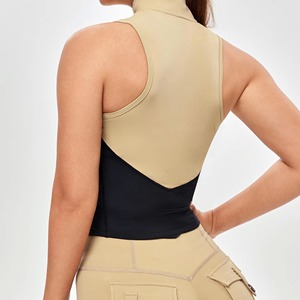 Haut court de sport pour femme de haute qualité, col rond doux, manches longues, coupe ajustée, compression, sexy, pour la gym - Product Image 2