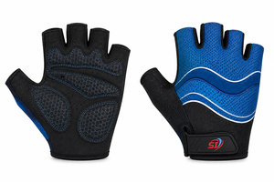 Gants de cyclisme respirants mi-doigts en maille ventilée avec coussinet en gel antidérapant pour l'été – Vente en gros OEM - Product Image 1