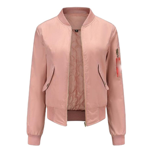 Chaqueta Bomber para Mujer, Personalizada, Acolchada, Ligera, con Aislamiento, Tejido Resistente, Cuello Acanalado, Cómoda, Informal, de Invierno - Product Image 1