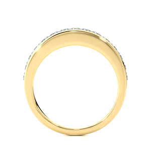 Round Shaped Band Lab Created 15 Pieces of Engagement Wedding <b>Diamond</b> <b>Ring</b> with IGI Certified for Wholesale Export - Product Image 4