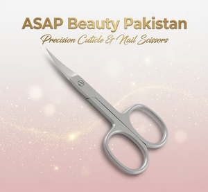 ASAP Precision Expert Trimming Long Stainless Steel Right-Handed Pedicure <b>Scissors</b> Straight Sharp Unwanted Hair Removal Eyebrow - Product Image 4