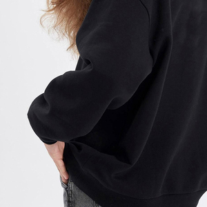 Sudadera Moderna para Mujer, Forro Polar Suave, Manga Larga, Cuello Redondo, Cálida, Cómoda, Informal, Ropa de Invierno - Product Image 3