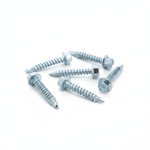 Professional Grade Red Head Self-Drilling <b>Screws</b> - Zinc <b>Galvanized</b> Hex Washer Bulk Sale Direct Factory - Product Image 1
