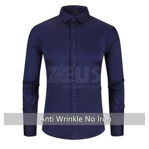 Chemises habillées en coton, grandes tailles, prix de gros, pour hommes, faible MOQ - Product Image 4