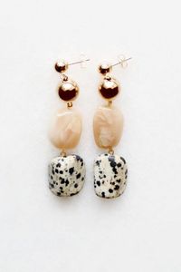 Accesorios para Mujer, Joyería Permanente, Pendientes Colgantes Geométricos de Resina Colorida Retro para Mujeres y Niñas - Product Image 3