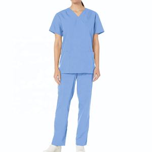 Conjunto de ropa de trabajo original para mujer Top y pantalón tejidos - Product Image 1