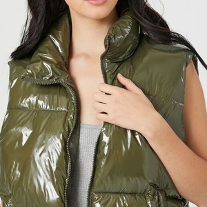 Ladies Lightweight Padded <b>Vest</b> Warm Quilted Sleeveless <b>Winter</b> Jacket Wholesale Manufacturer Supplier Puffer <b>Vest</b> Quilted - Product Image 4