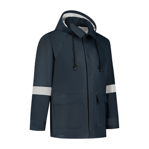 Chaquetas Impermeables de Seguridad para Hombre al por Mayor con Logotipo Personalizado, Último Diseño, Negras, Hechas a Medida, Duraderas, de Nailon y Poliéster - Product Image 6