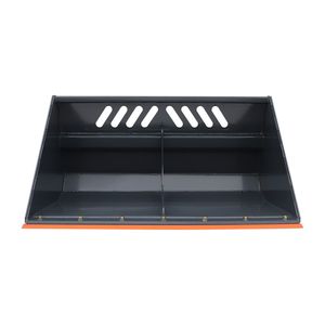 Godet à neige/mulchage robuste de 60 po pour mini-chargeuse, bord à bords coupés, capacité de charge de 1500 lb, fixation rapide universelle pour TMG SN60 de 5 tonnes, Nouveau - Product Image 3