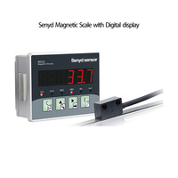 Sensor Encoder Skala Magnetik Sistem Pengukuran Perpindahan Linier dengan Meteran Tampilan Digital