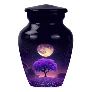 Urna Funeraria con Tema Lunar, Urna de Metal para Cenizas, Ataúd Conmemorativo, Color Personalizado, Urna Decorativa para Entierro de Adultos - Product Image 5