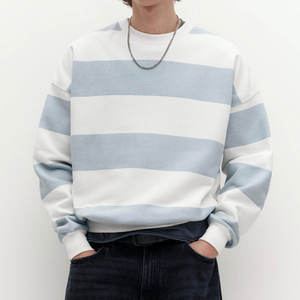 เสื้อพูลโอเวอร์ผ้าเฟรนช์เทอร์รี่คุณภาพสูงแบบวินเทจ OEM หนัก 300 กรัม สีพื้น ย้อมเรียบ พร้อมพิมพ์ลาย 100% ผ้าฝ้าย คอกลม ใส่ได้ทั้งชายและหญิง - Product Image 4