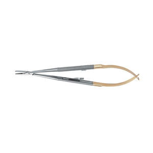 Porte-aiguille droit Castroviejo Perma Sharp 14 cm, instrument chirurgical dentaire en acier inoxydable, kit d'outils de suture de précision - Product Image 4